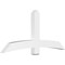 Ekena Millwork Bellingham Architectural Grade PVC Gable Bracket, 72"W x 33"H x 4"D x 6"F, 11/12 Pitch GBP072X33X0406BEL00 - alternate 1